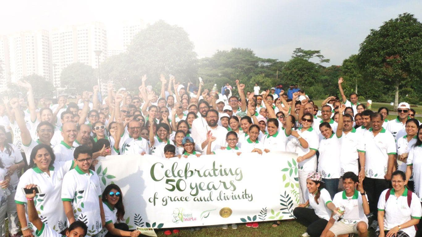 Shrimad Rajchandra Love and Care volunteers serving the community