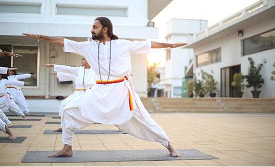 Yoga at the Ashram