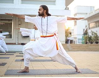 Yoga at the Ashram