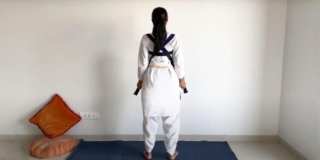 Yoga with Props – Shoulder and Neck