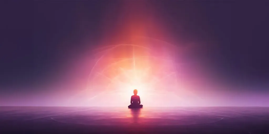 Youth practicing spirituality and mindfulness for mental clarity